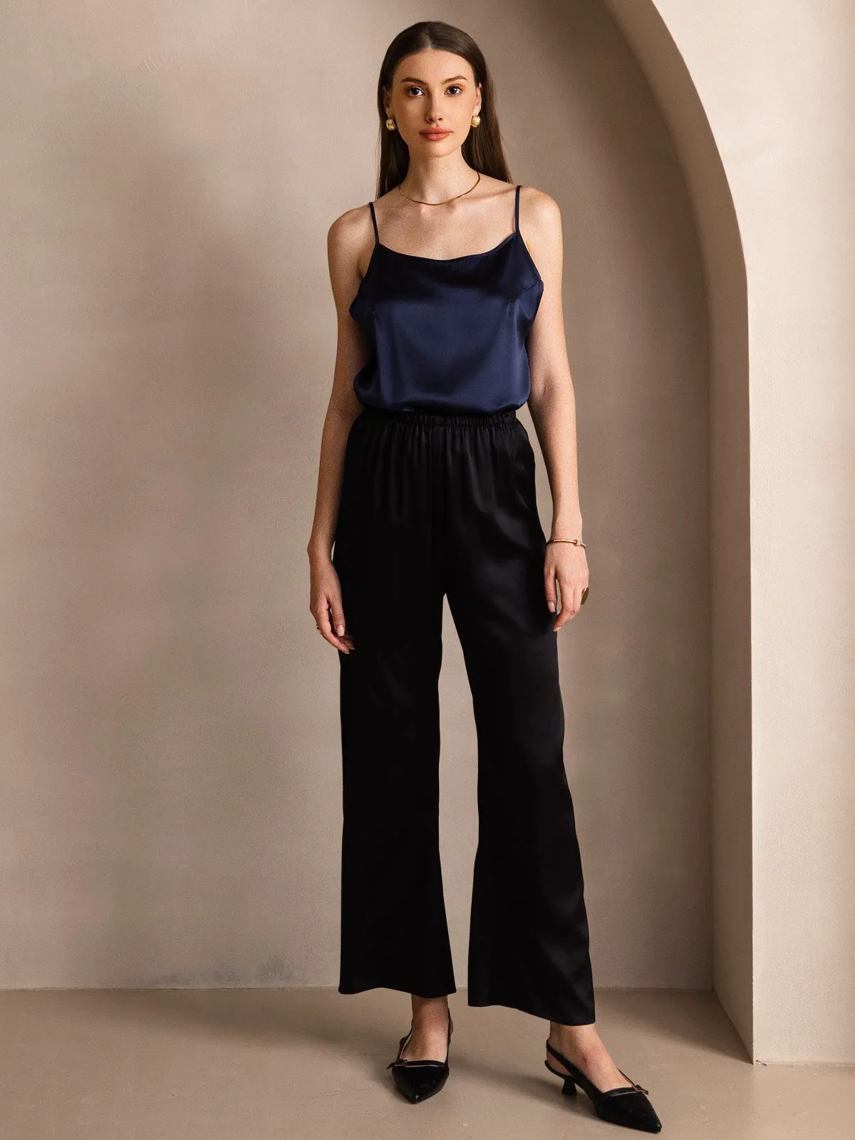 19Momme Silke-Spaghettistropper Camisole-top