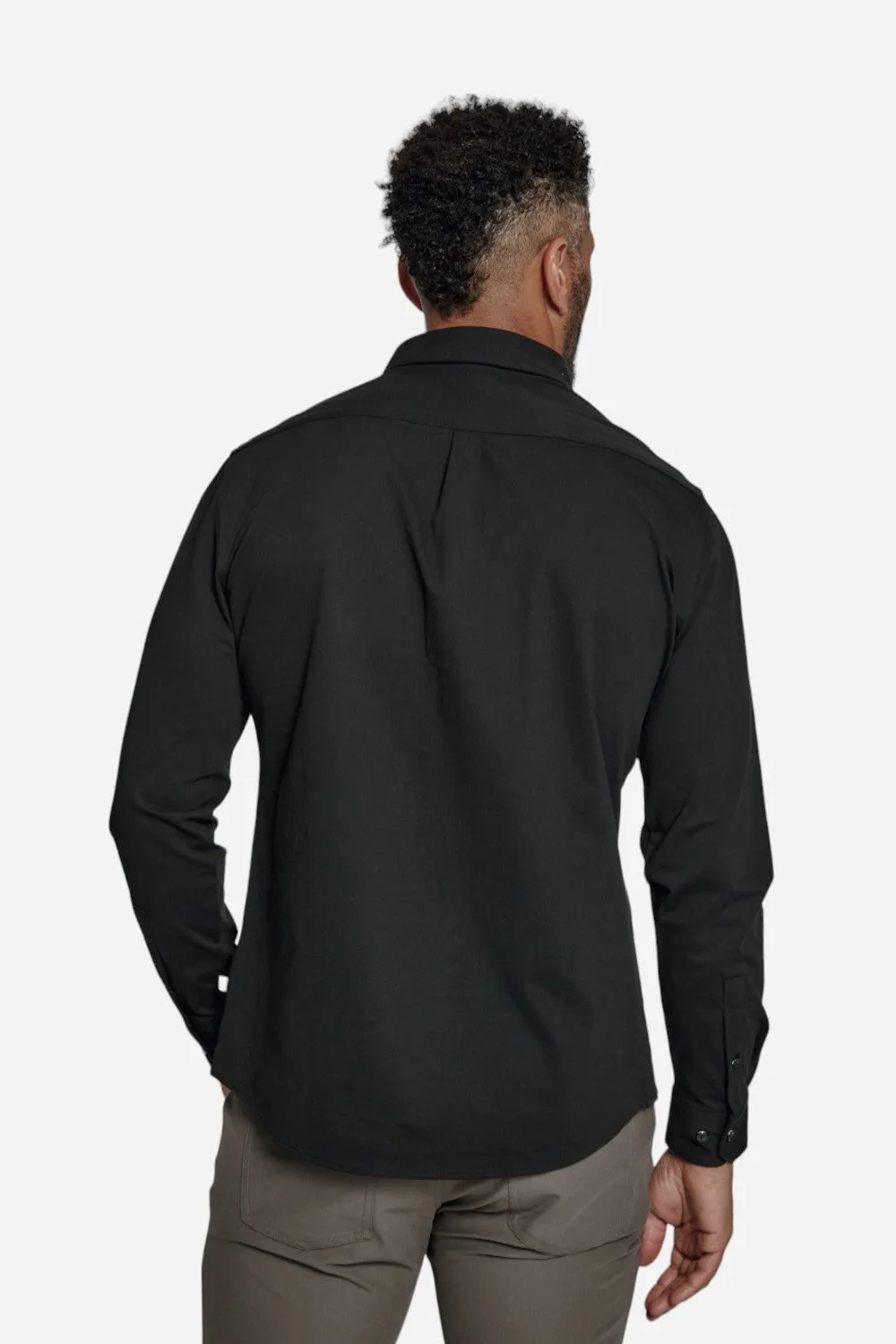 7 Diamonds Oxford Stretch Black