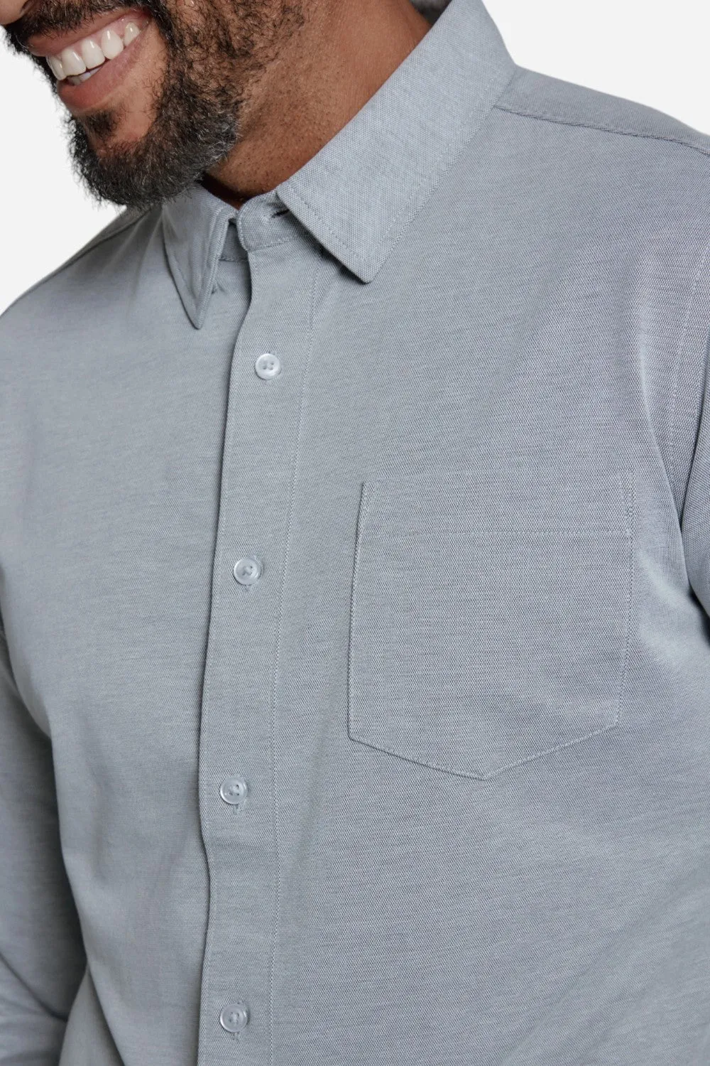 7 Diamonds Oxford Stretch Grey