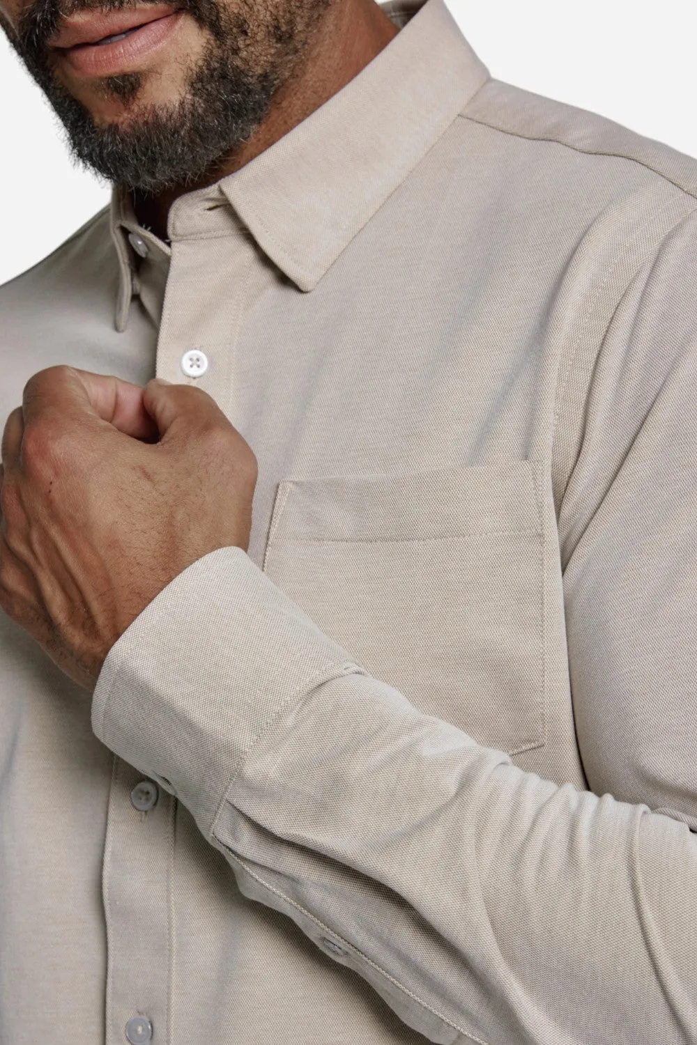7 Diamonds Oxford Stretch Tan