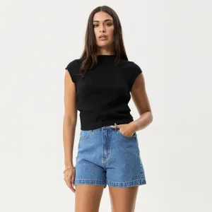 AFENDS Women's Focus Seersucker Top - Black