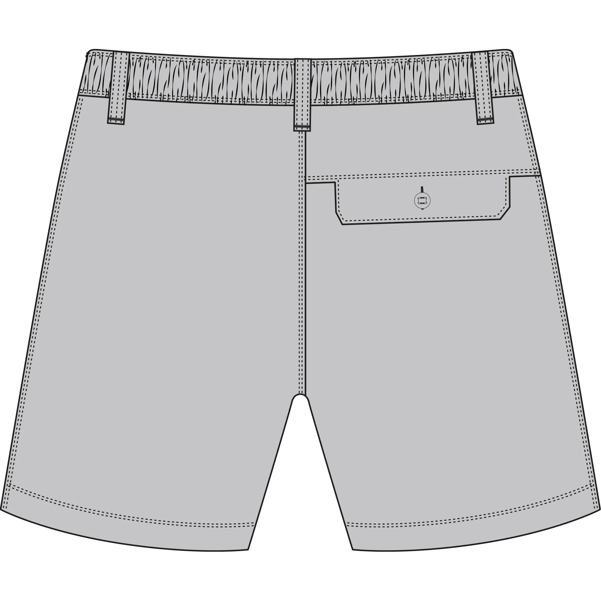 AFTCO Light Gray Landlocked Shorts
