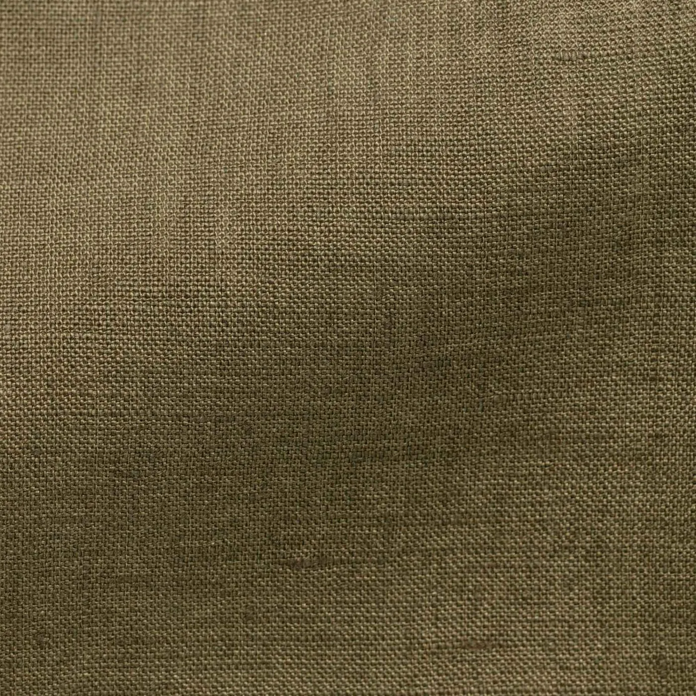 Albini Olive Green Pure Linen Batiste