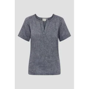 Alexia Shirt - Navy Melange
