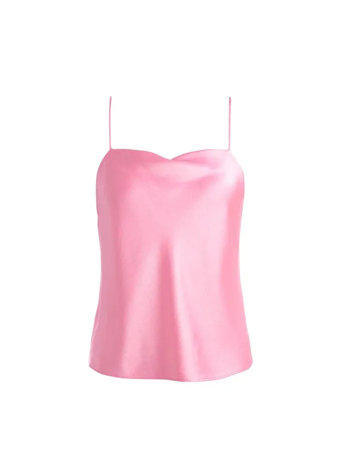 Alice & Olivia HARMON DRAPEY SLIP TANK