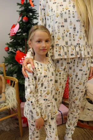 ALMA-LS-FRILL-TSHIRT (KIDS) - NUTCRACKER CREME
