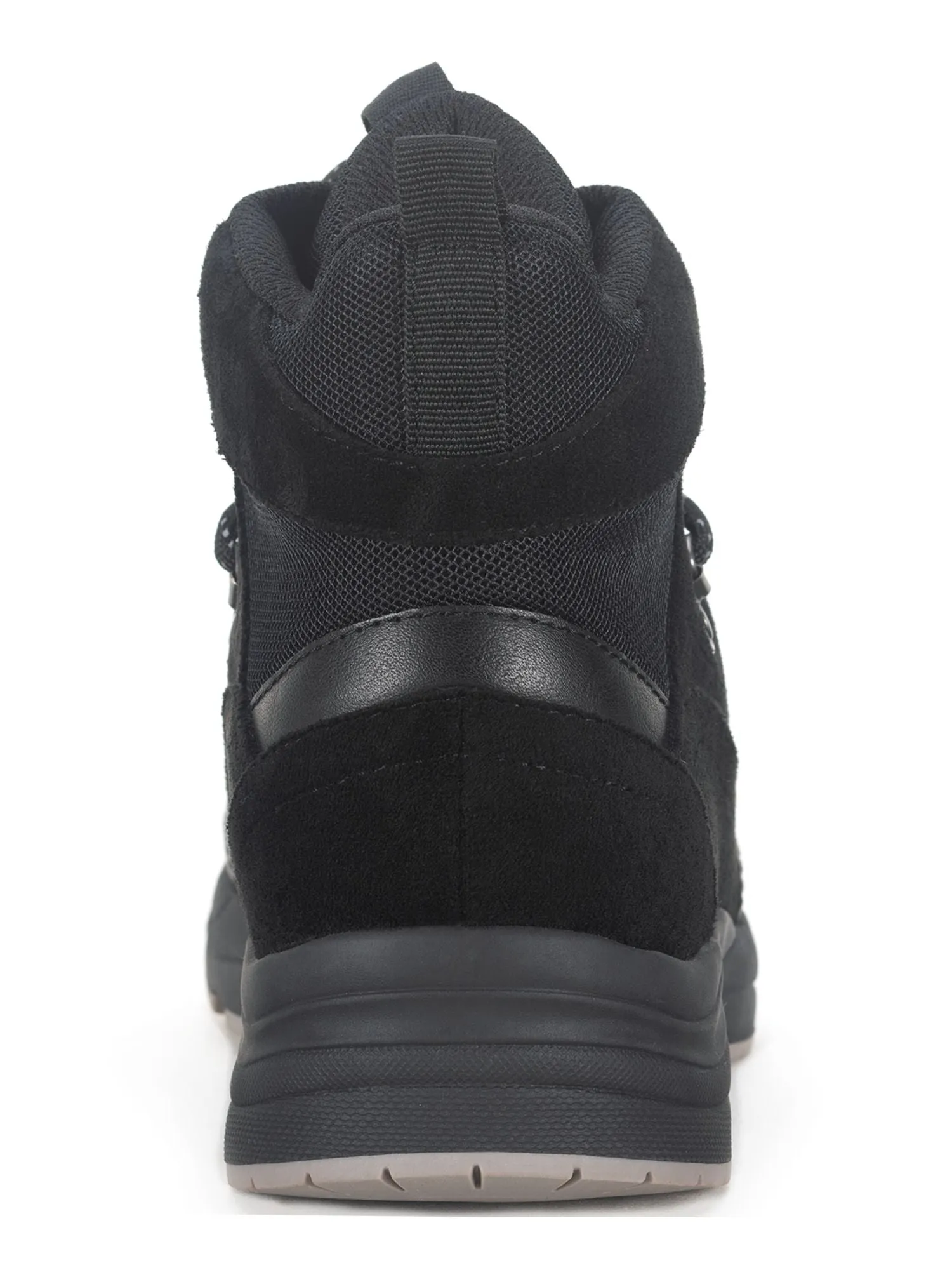 AMERICAN RAG Womens Black 0.5" Platform Removable Insole Comfort Margie Round Toe Wedge Lace-Up Athletic Sneakers Shoes M