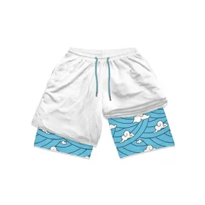 Anime Cloud Gym Shorts