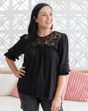 Bee Maddison Gemma Top Black 8