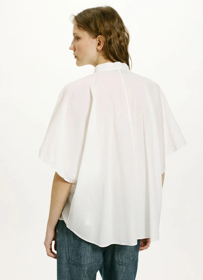 Berenice Ruffle Short Sleeve Blouse