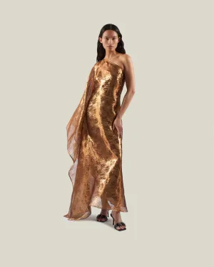 Betsy Metallic Dress in Gold