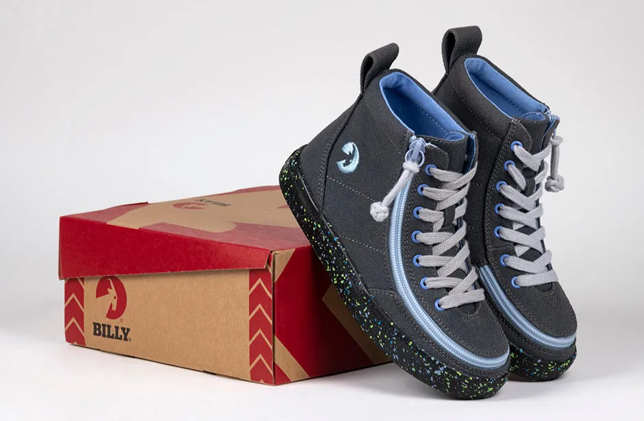 Billy Charcoal/Blue Speckle BILLY Classic Lace High Tops