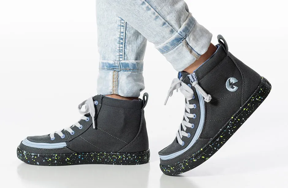 Billy Charcoal/Blue Speckle BILLY Classic Lace High Tops