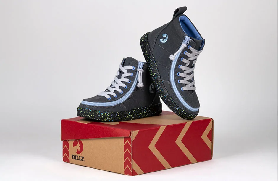 Billy Charcoal/Blue Speckle BILLY Classic Lace High Tops