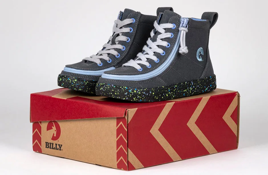 Billy Charcoal/Blue Speckle BILLY Classic Lace High Tops