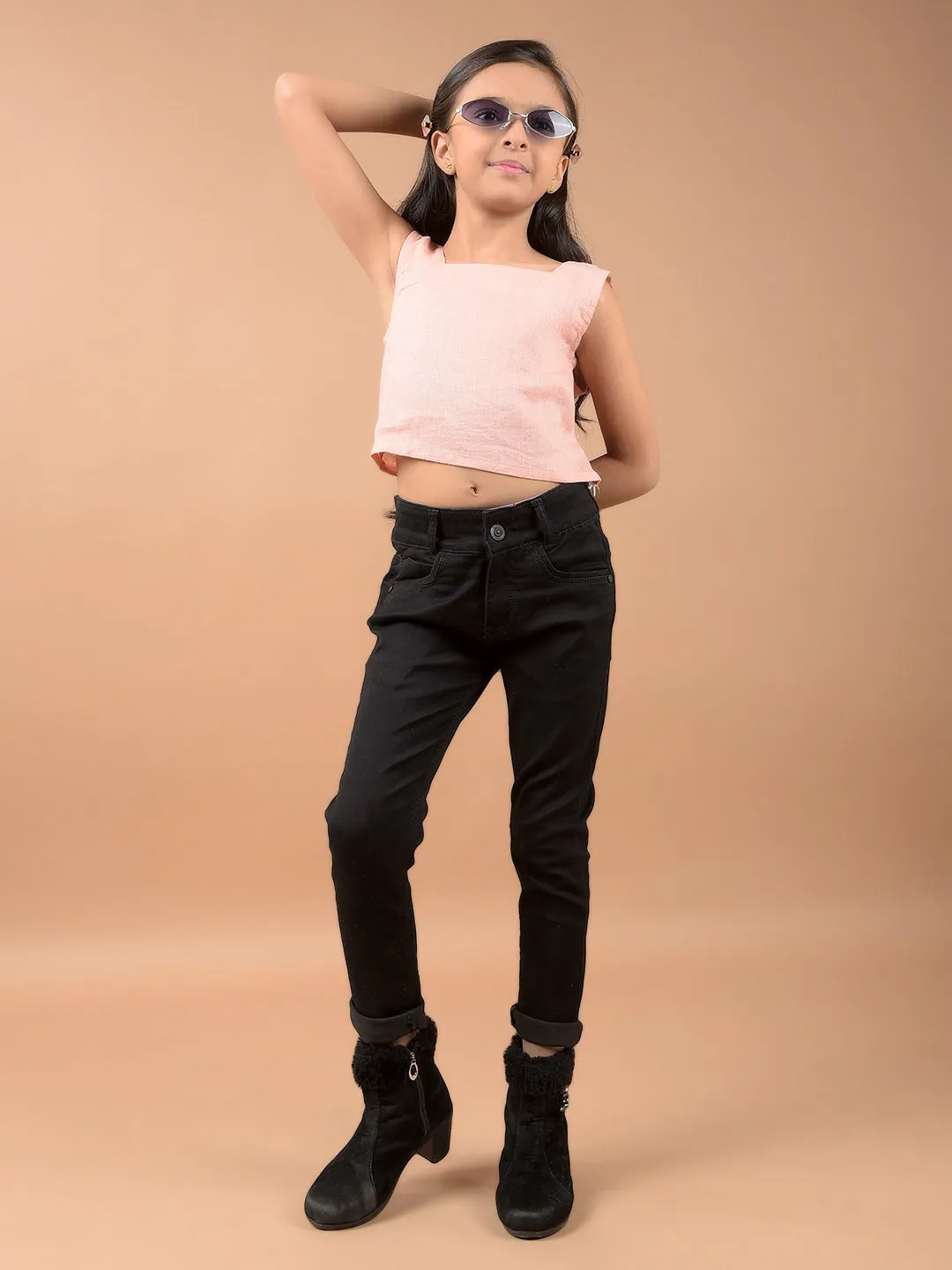 Black Skinny Stretchable Jeans