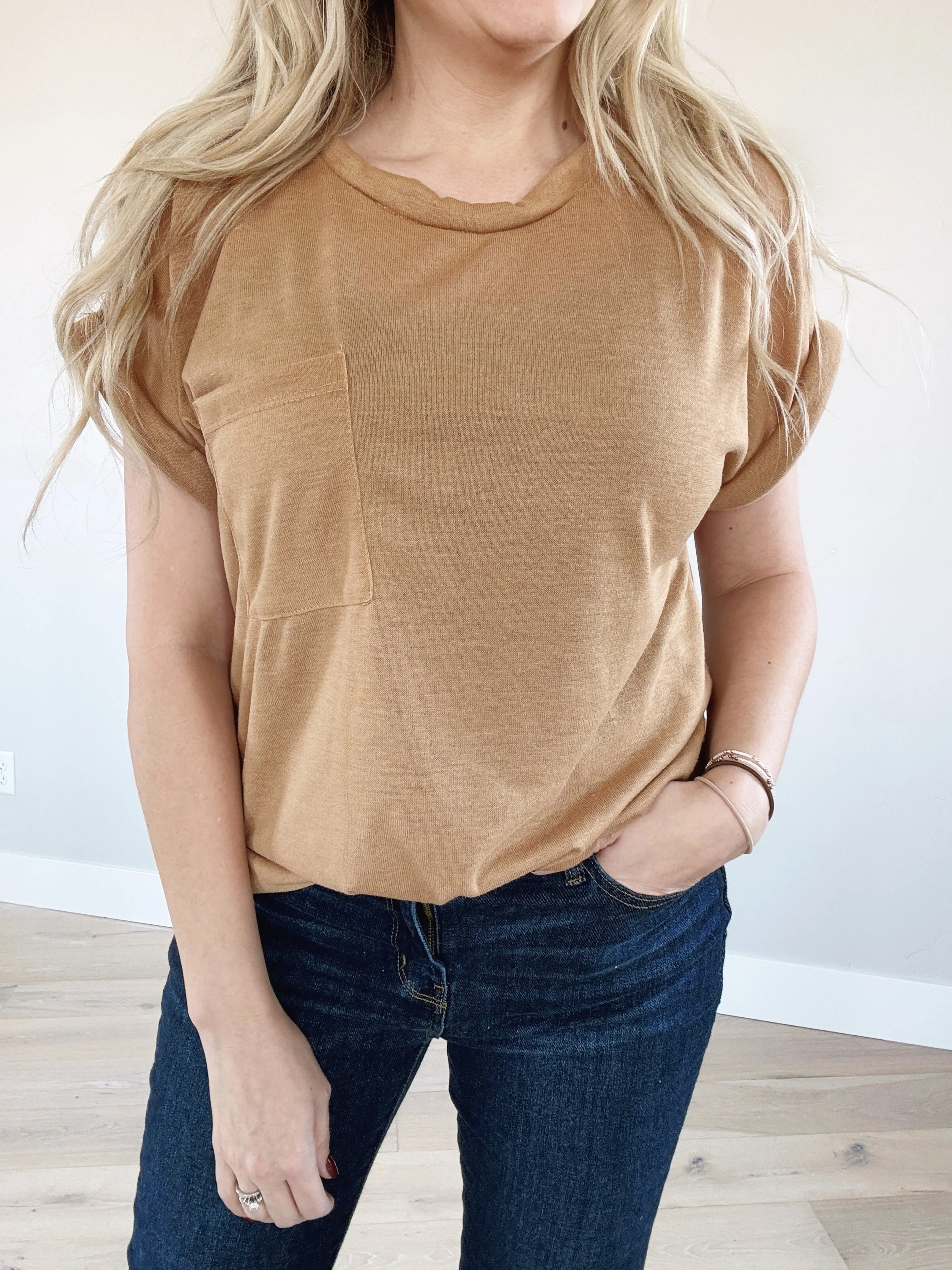 Borderline Pocket Tee (Multiple Colors)