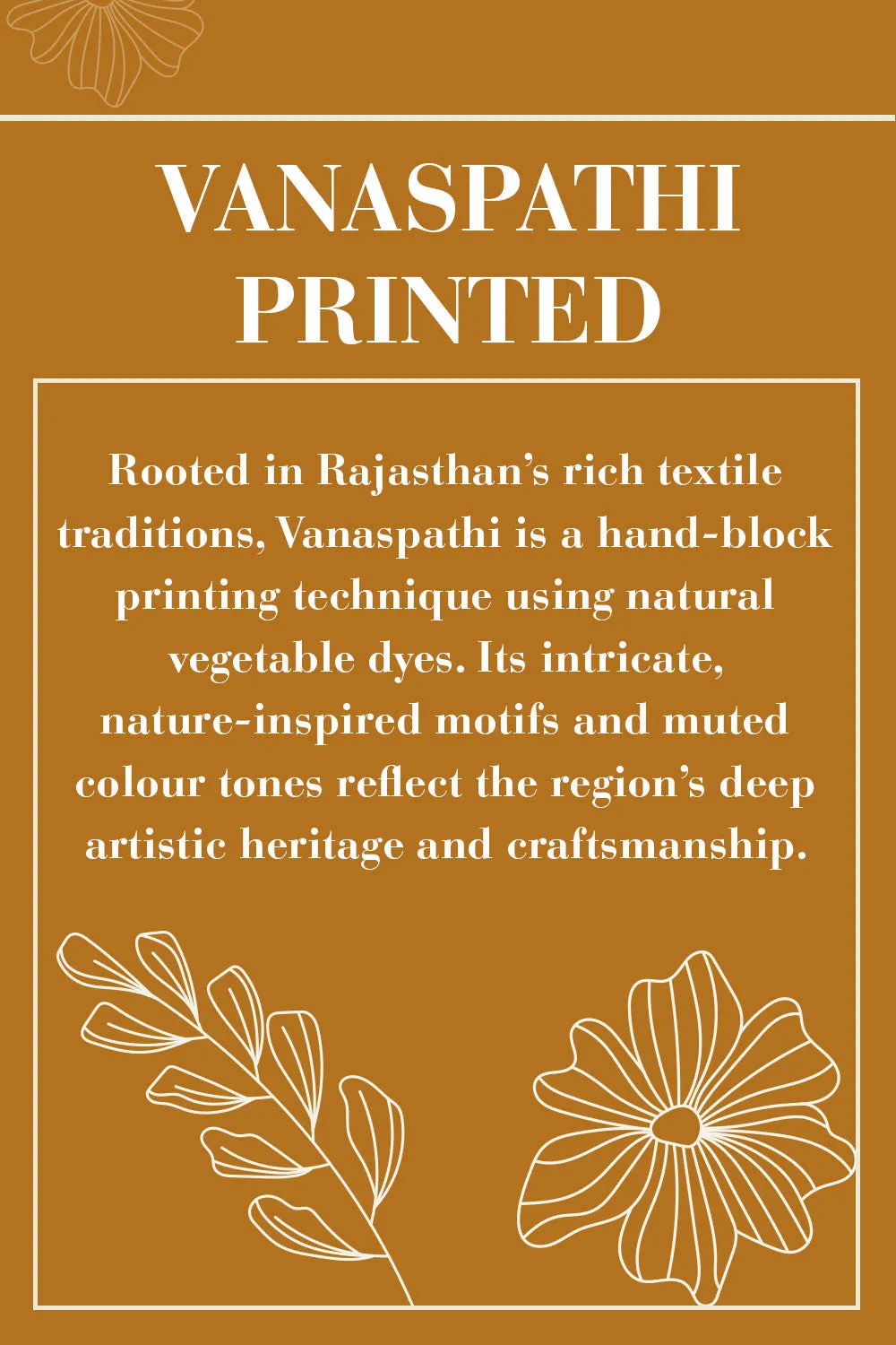 Brown Hand Block Vanaspathi Printed Cotton Blouse 10074475