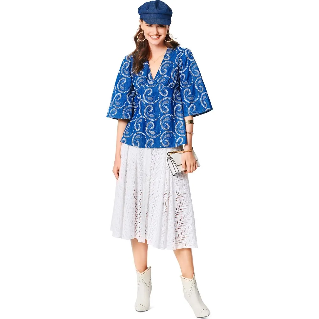 Burda Style Pattern 6040 Misses' Dress and Blouse B6040