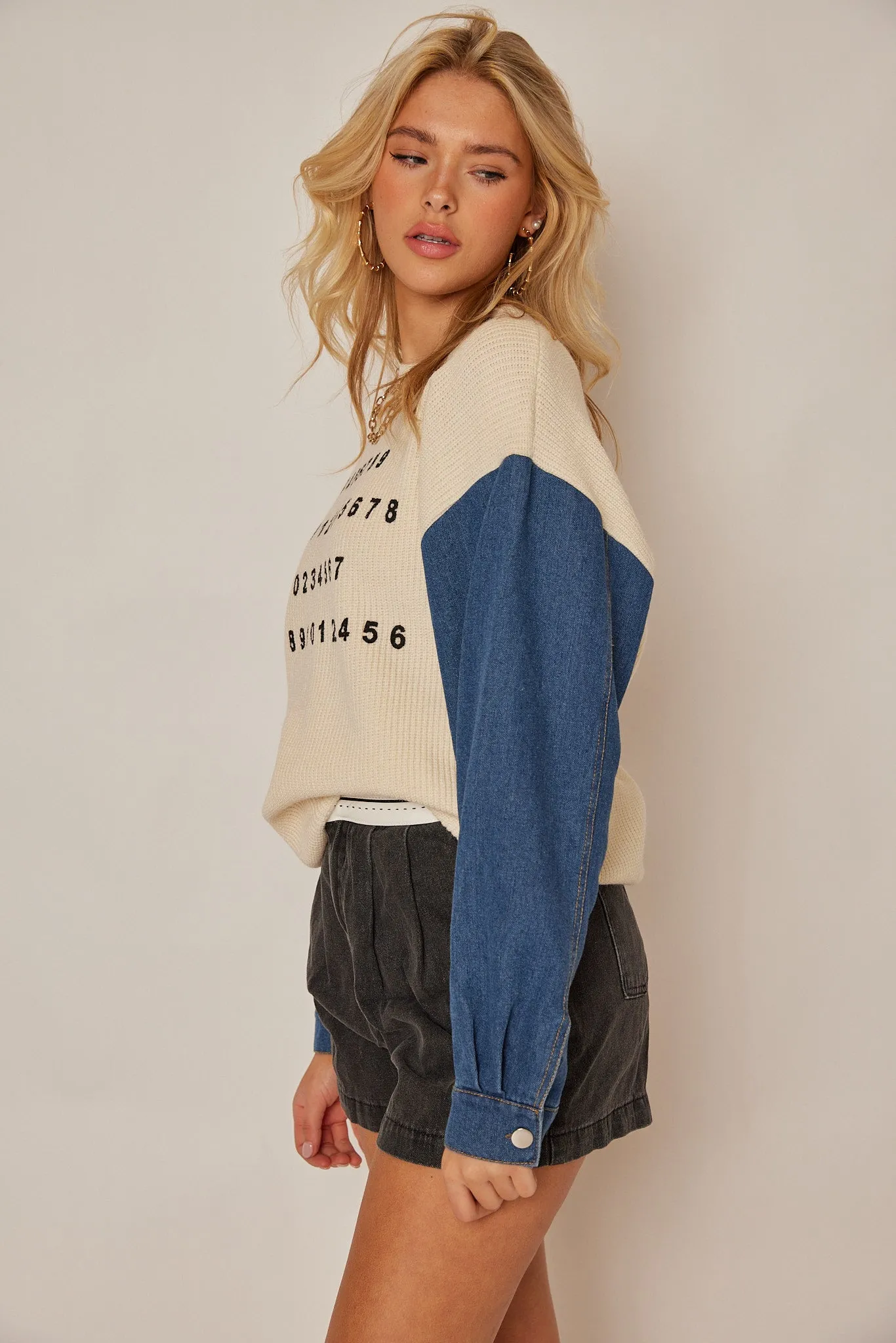 Carly Number Sweater