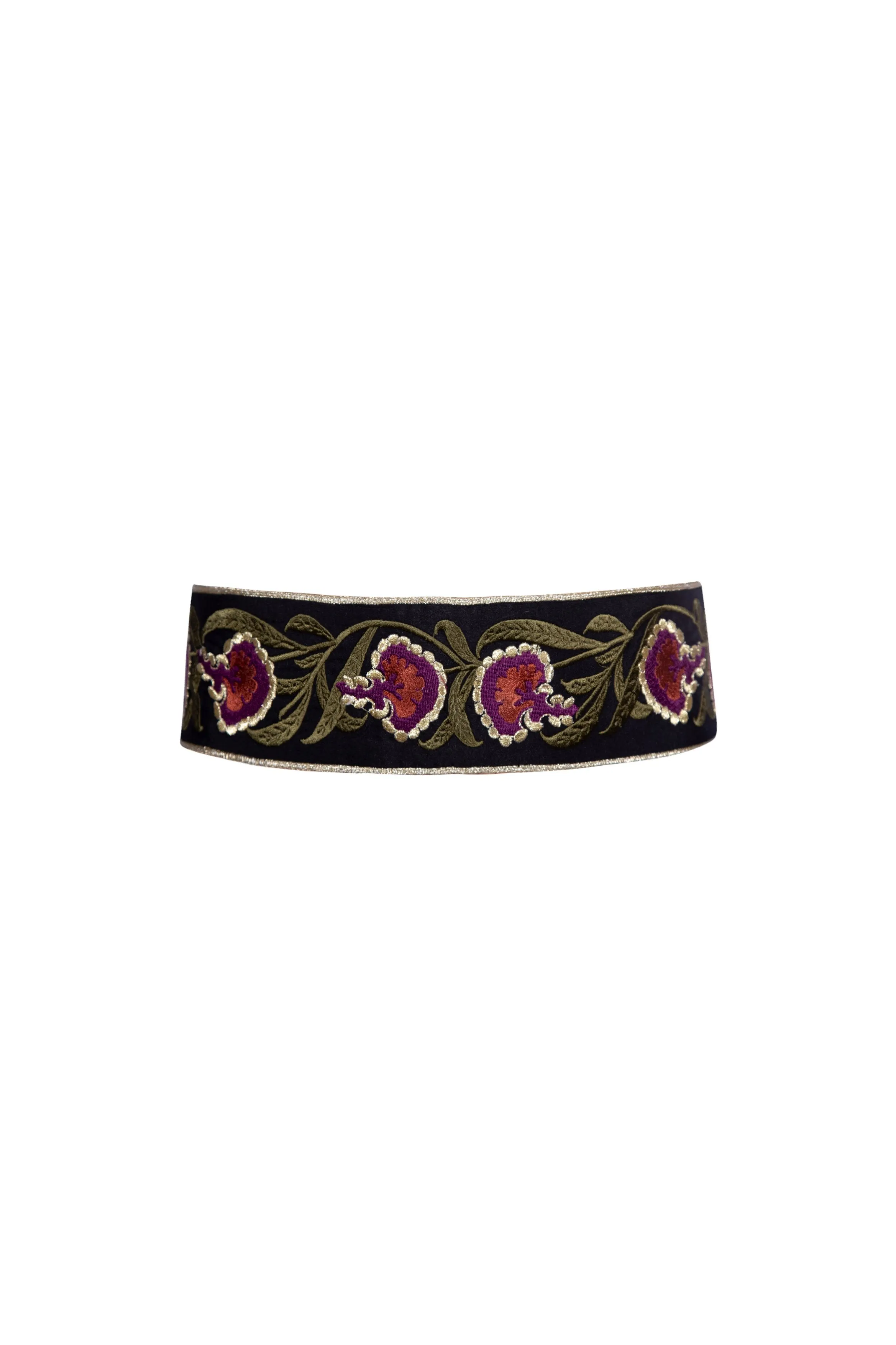 Carnation Belt - Purple/Black