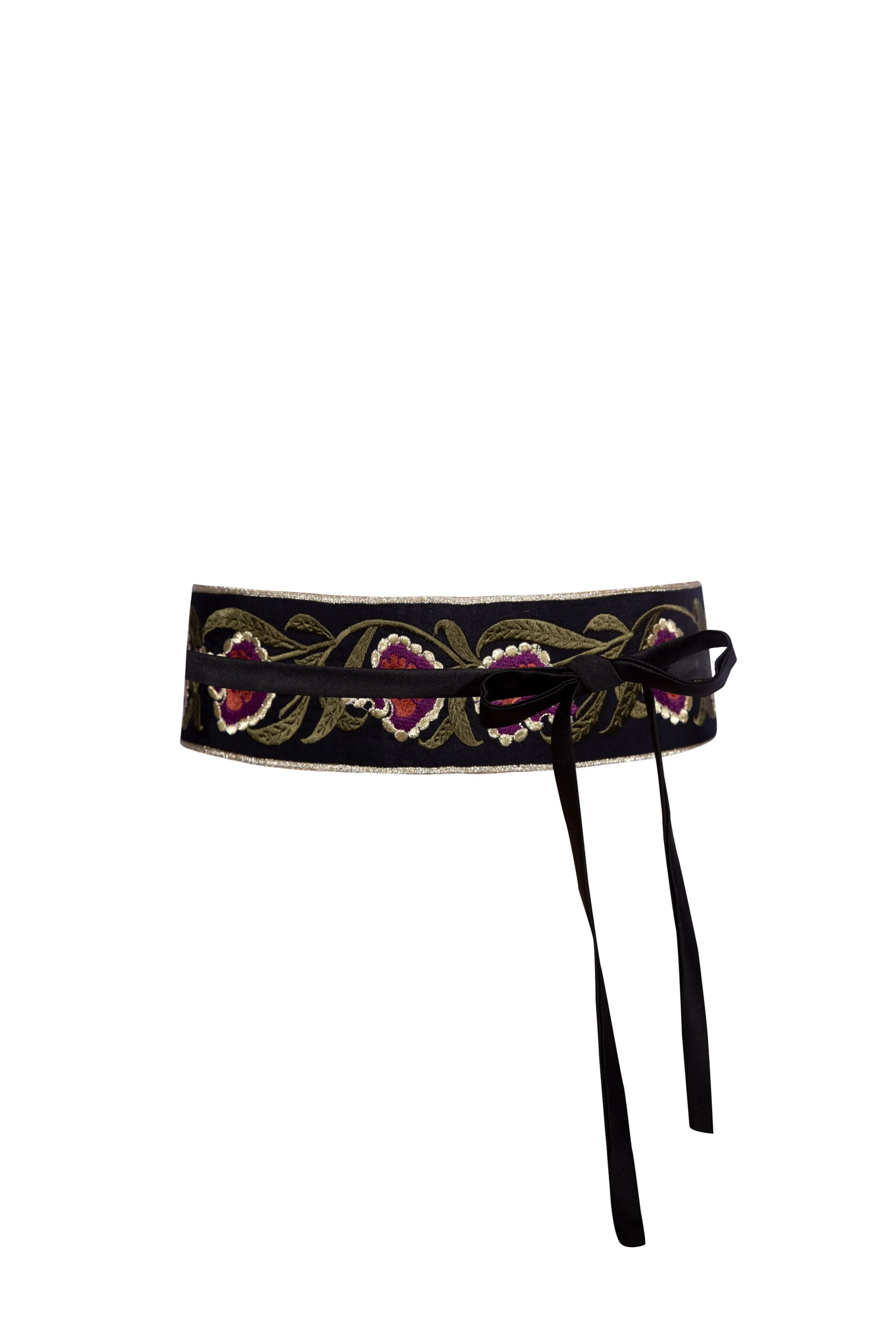 Carnation Belt - Purple/Black