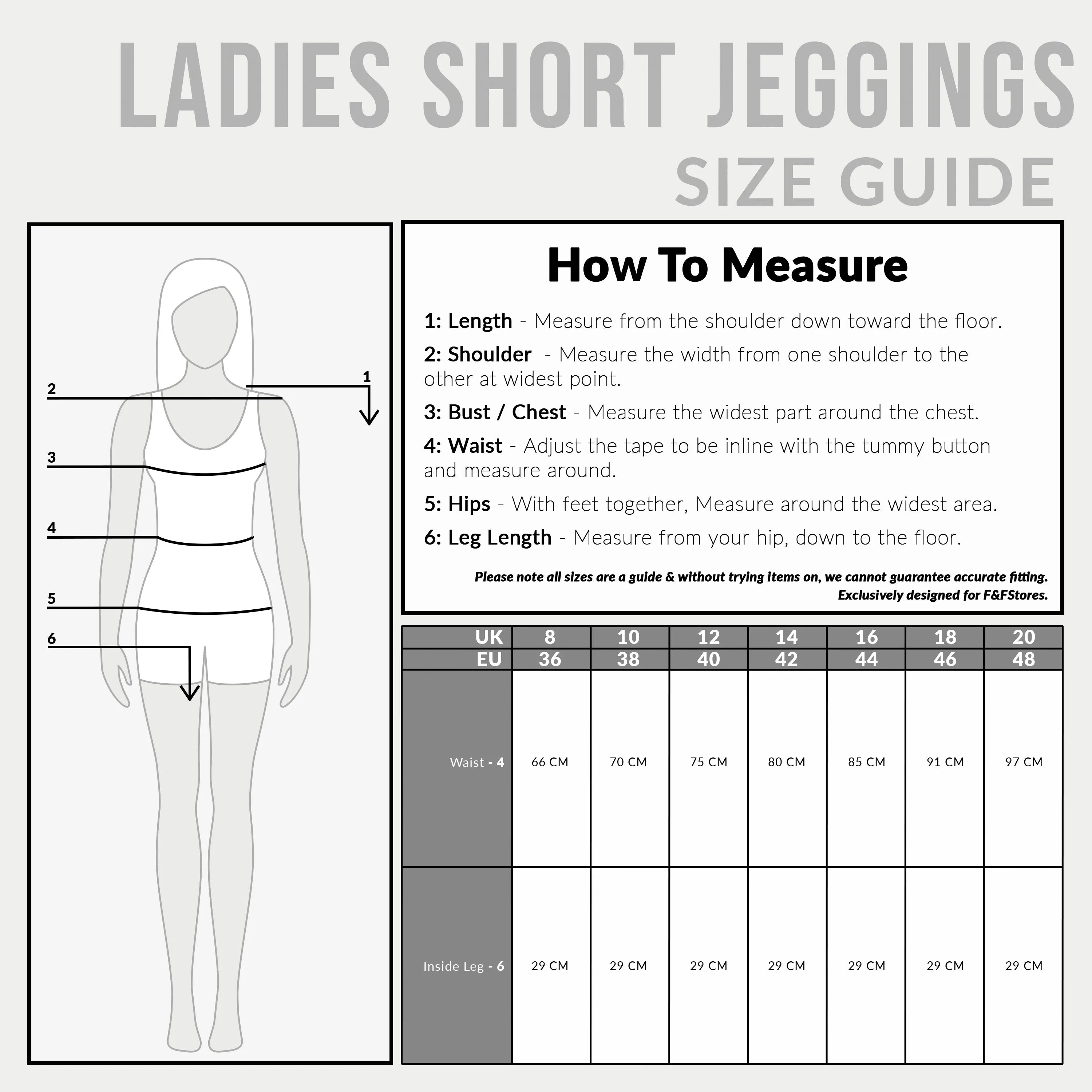 CityComfort Shorts - Jegging Denim Shorts for Women Knee Length
