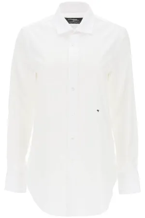 cotton twill shirt HGSH001 WHITE