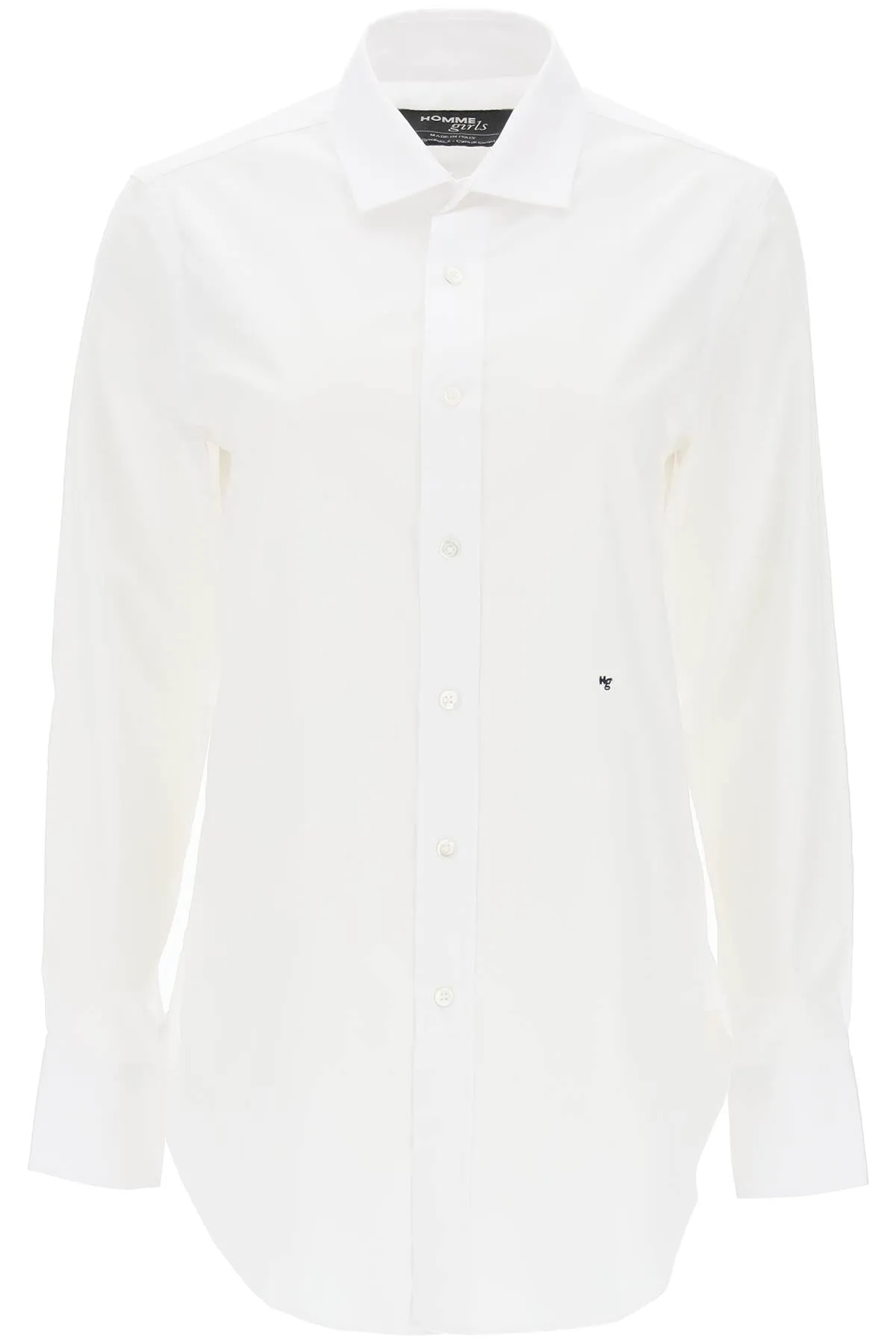 cotton twill shirt HGSH001 WHITE