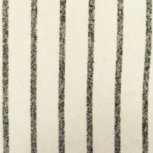 Could Ivory-Gray Stripe  Stretch Brushed Jersey Knit Fabric