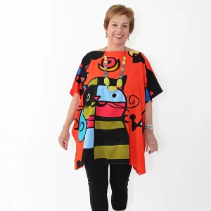 Cubism Cat Blouse
