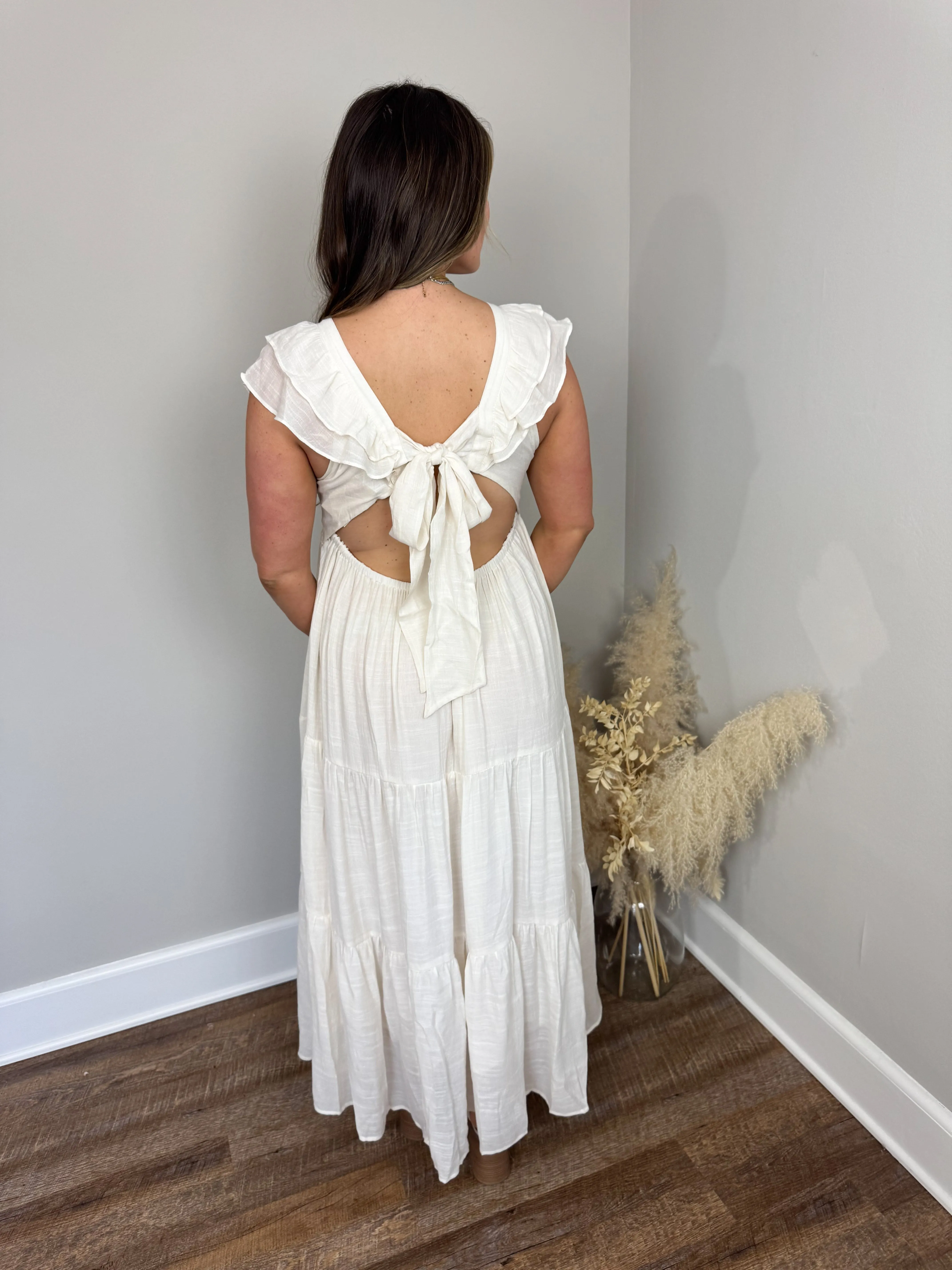 Darling Ruffled Maxi Dress