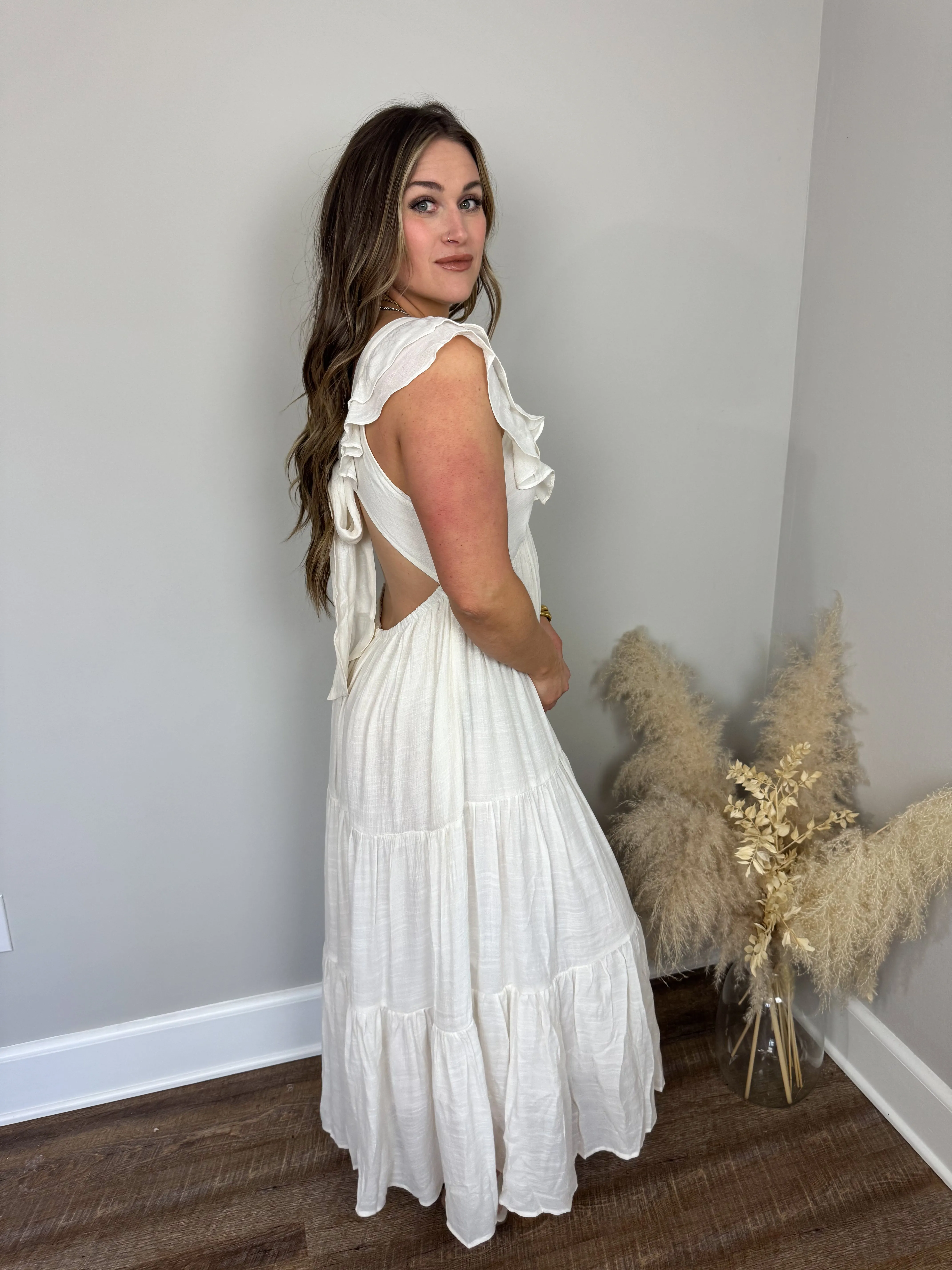 Darling Ruffled Maxi Dress