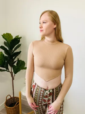 Diana Crop Top ( TAUPE)