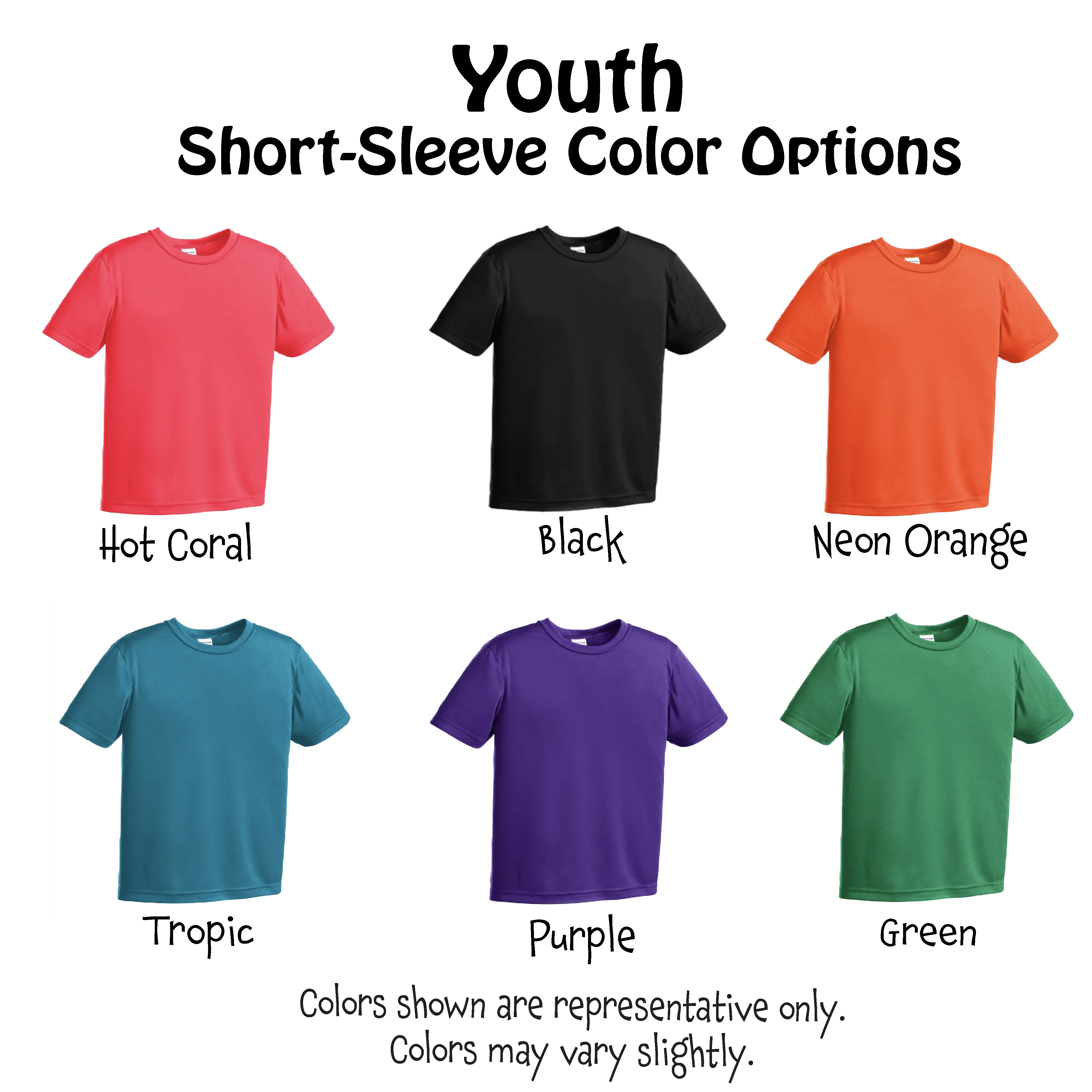 Dink | Youth Short Sleeve Pickleball Shirts | 100% Polyester