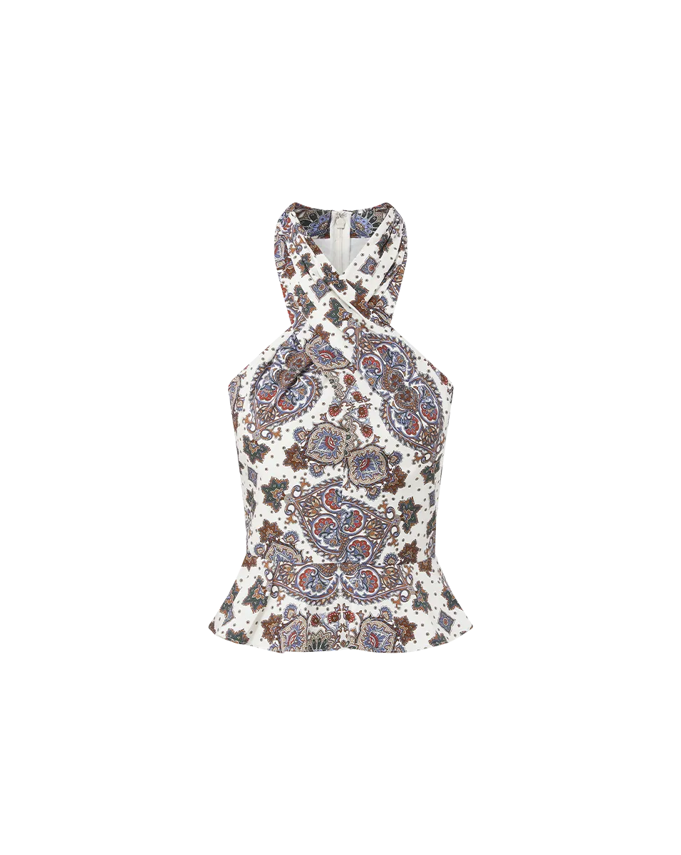 Drey Kaleidoscope-Print Top