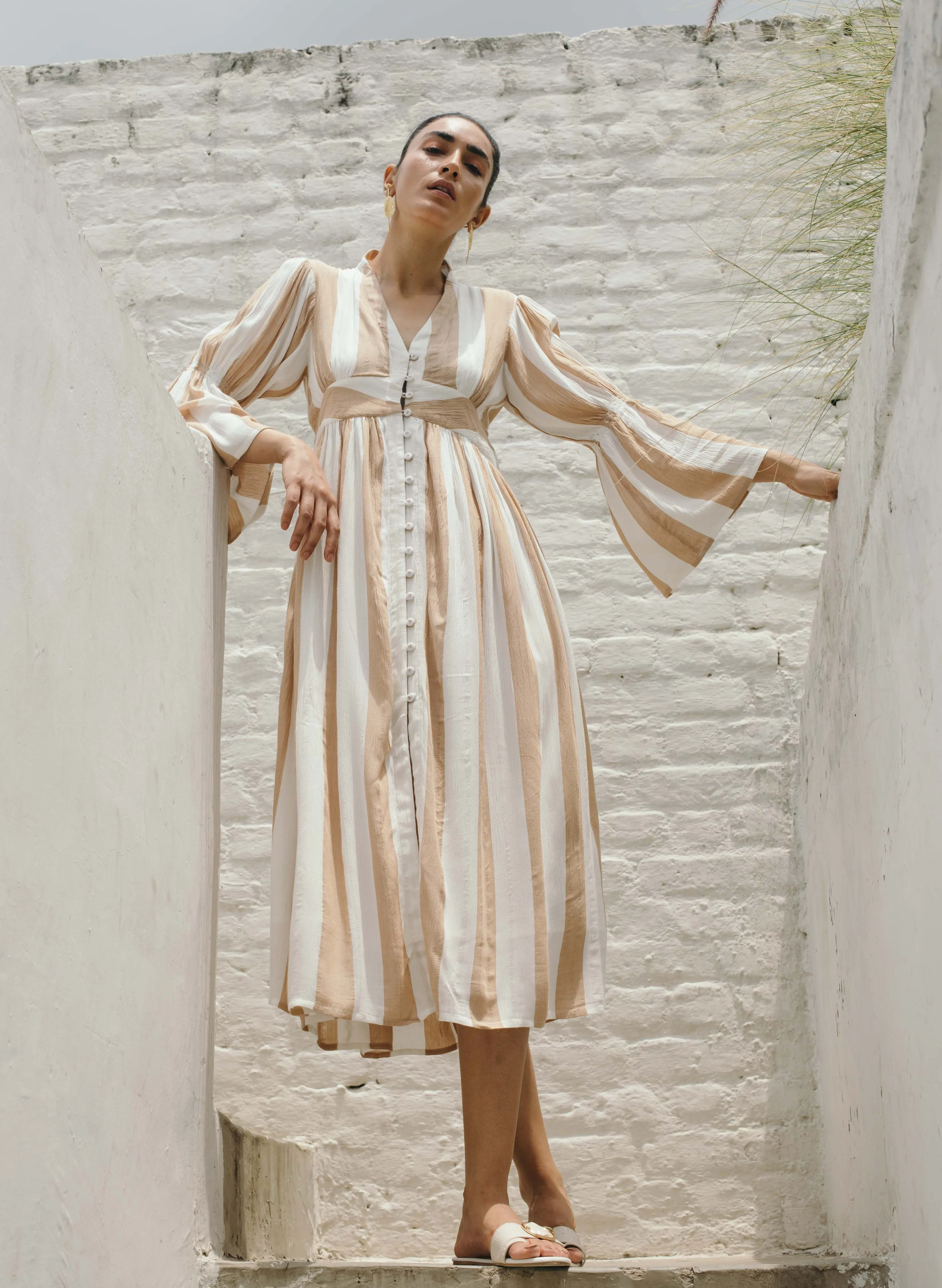 Eclair Bell Sleeve Dress