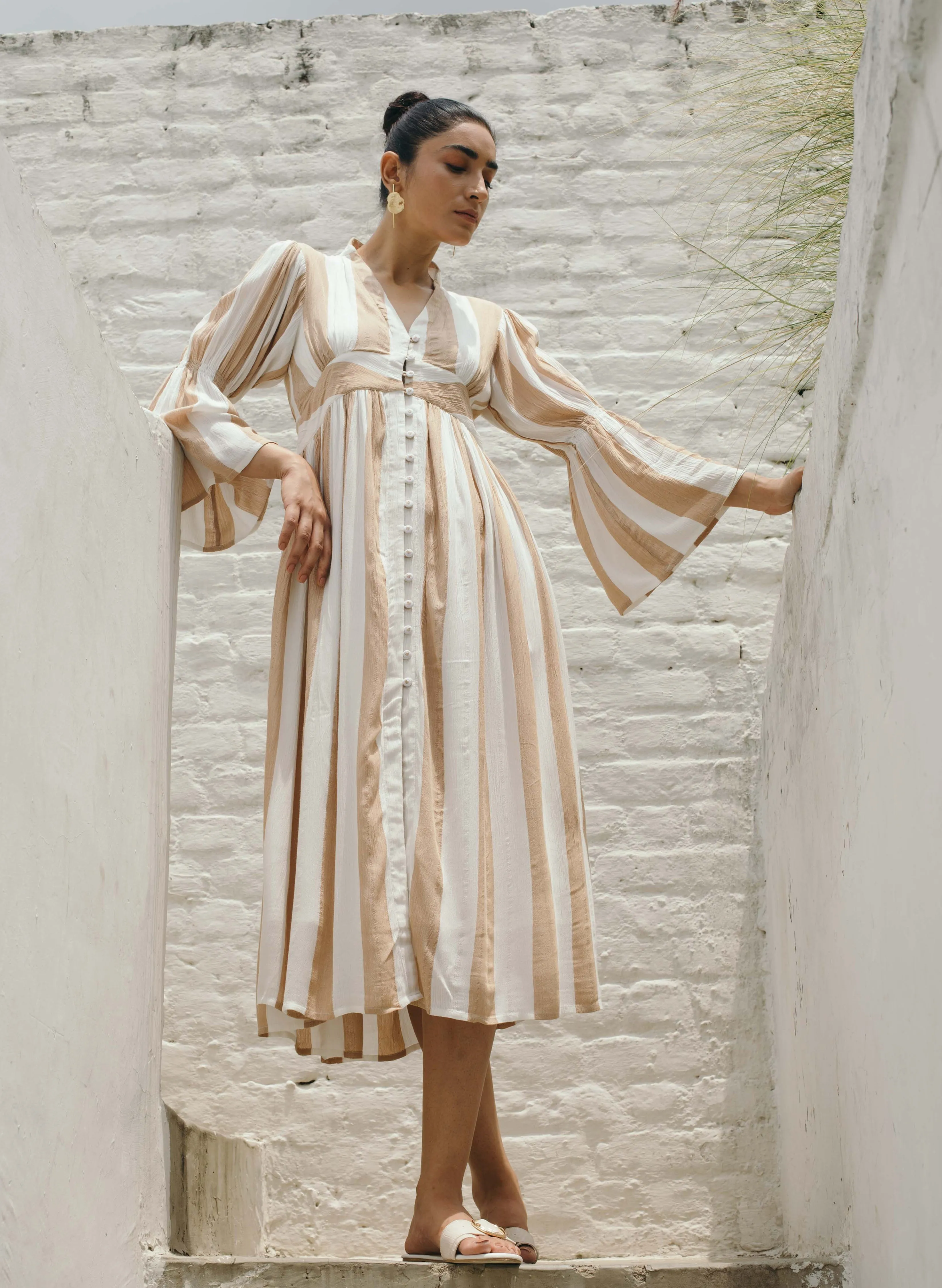 Eclair Bell Sleeve Dress
