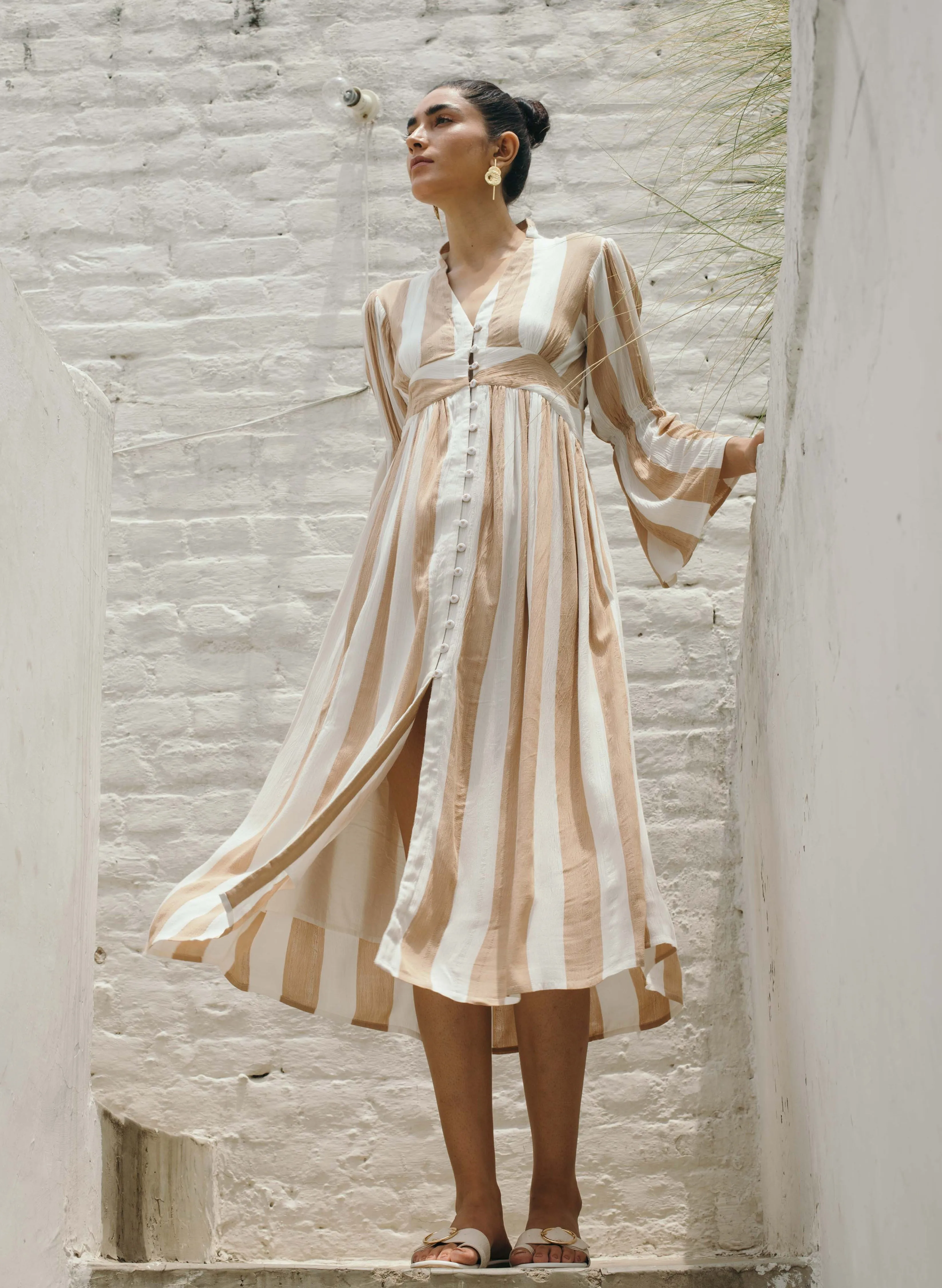 Eclair Bell Sleeve Dress