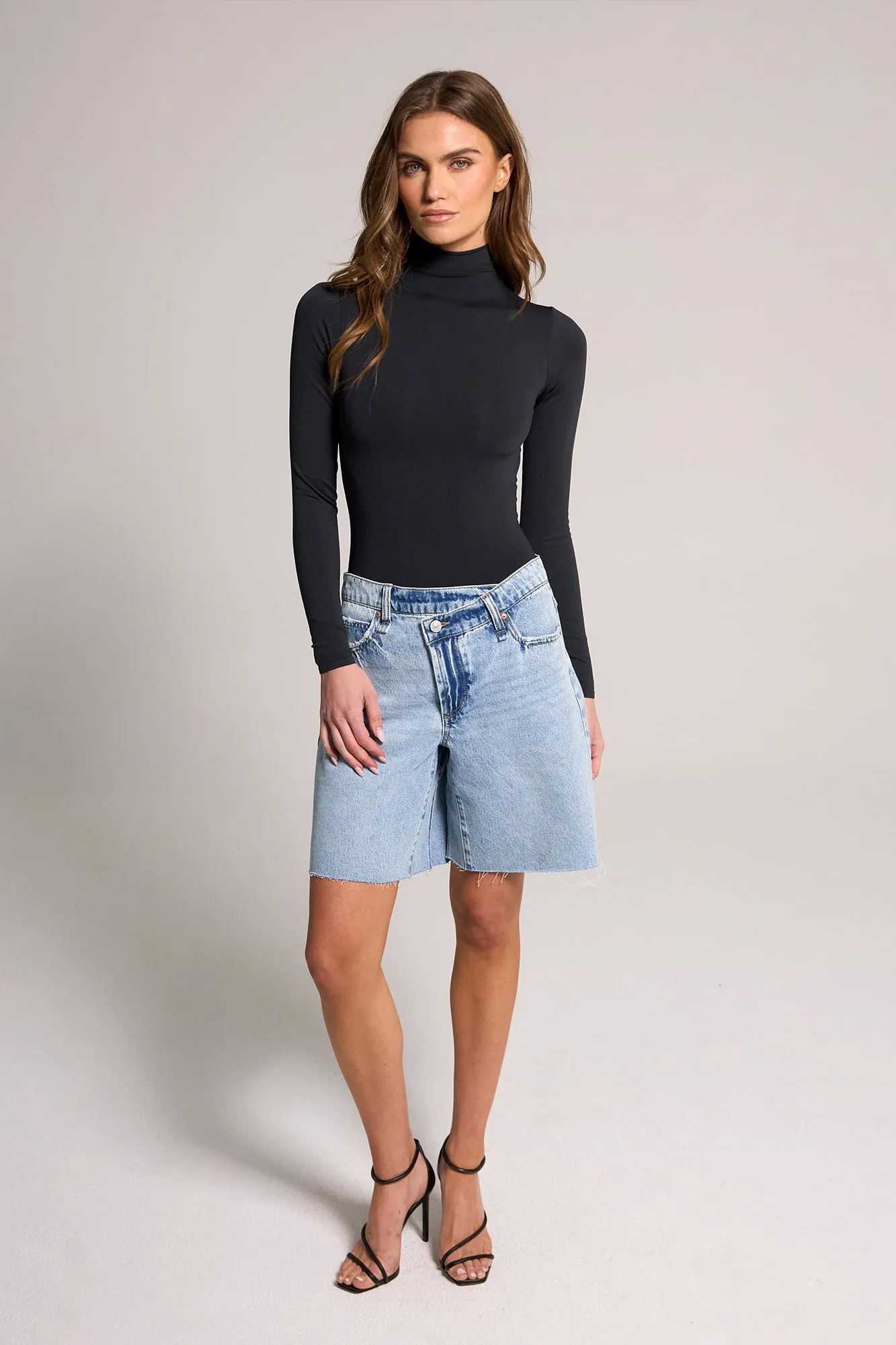 Effortless A-Line Jort - Light Medium Indigo