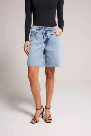 Effortless A-Line Jort - Light Medium Indigo