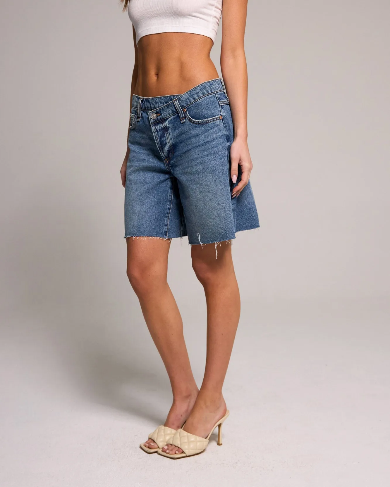 Effortless A-Line Jort - Vintage Indigo