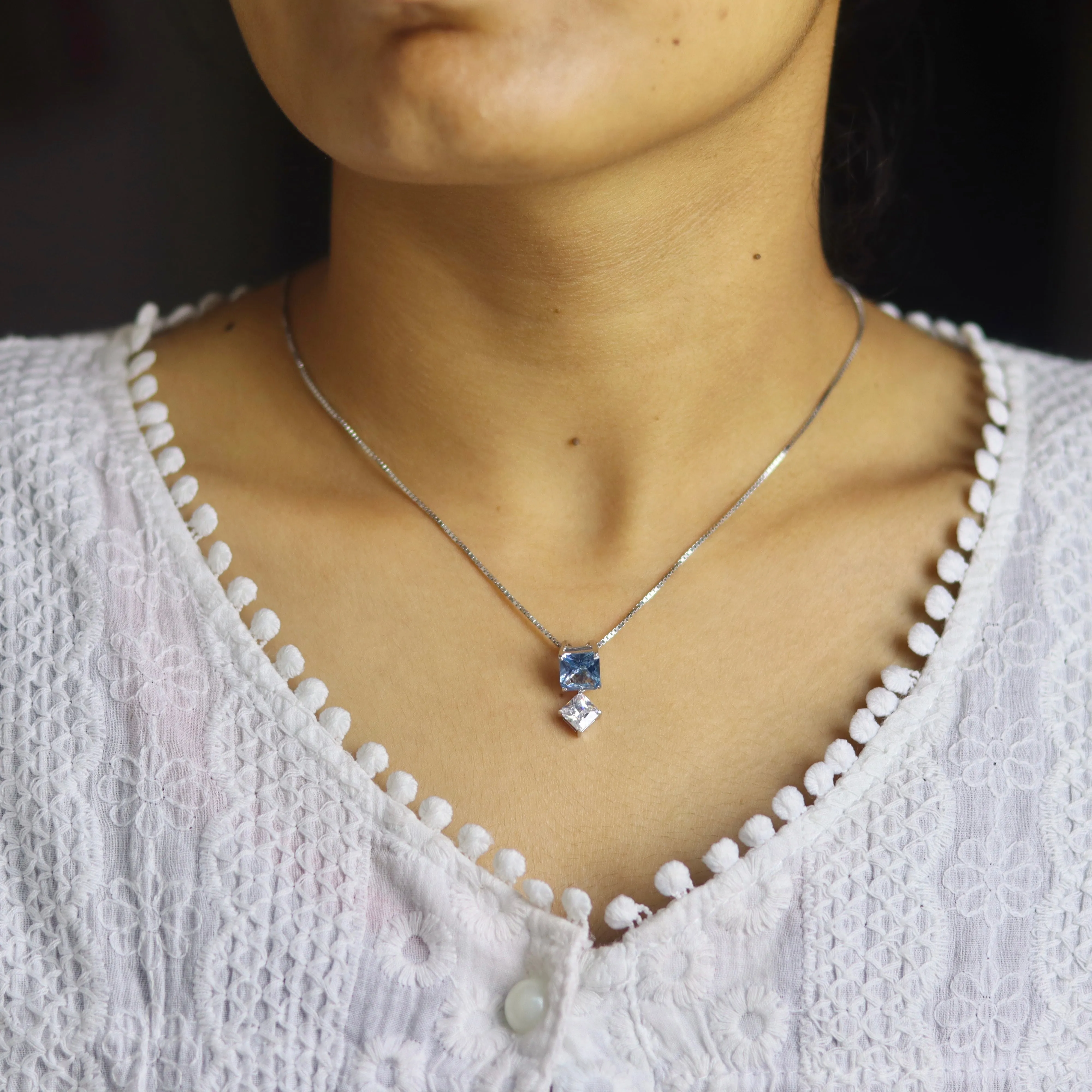 Elysian Silver Jewellery Set for Women