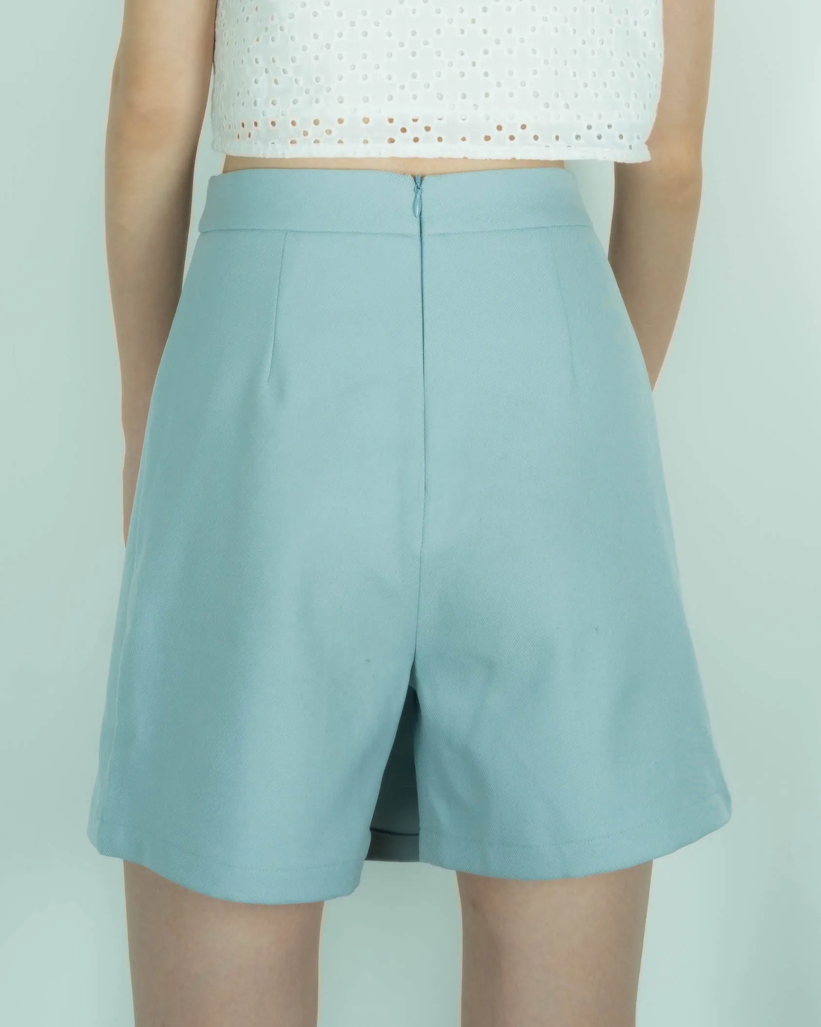 Ember Front Wrap Skort (Light Blue)