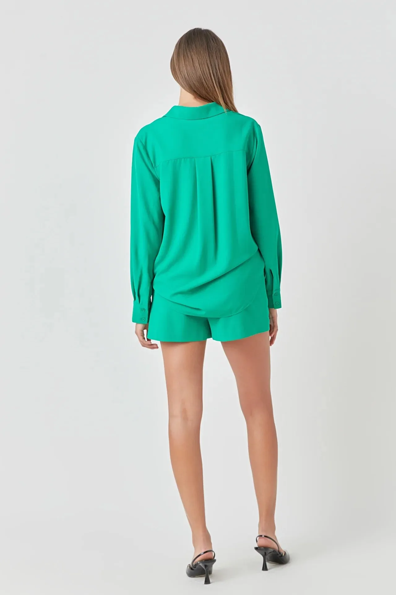Endless Rose Green Shorts