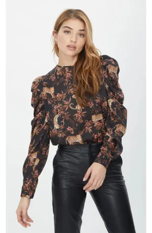 Evangeline Leopard Blouse