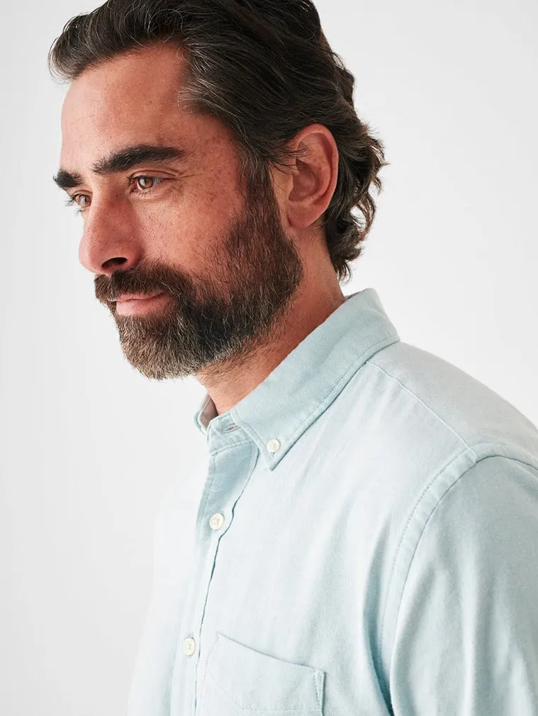 Faherty Stretch Oxford Shirt 2.0 in Seaside