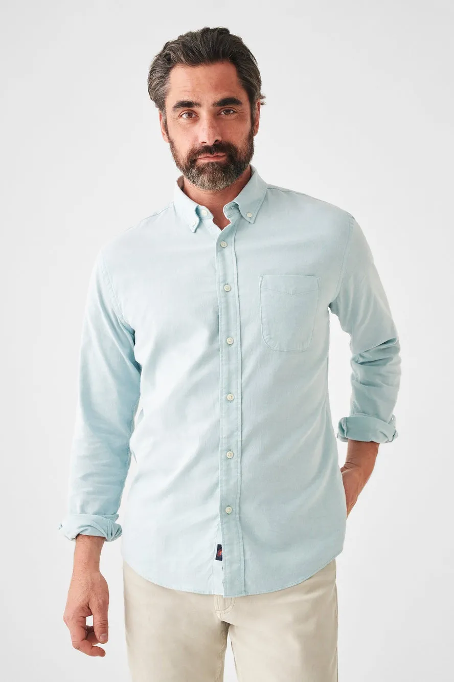 Faherty Stretch Oxford Shirt 2.0 in Seaside