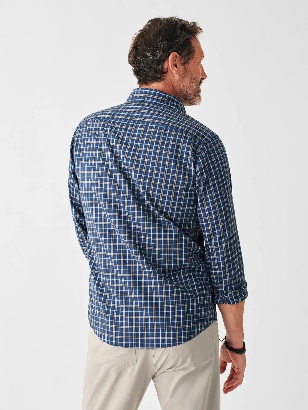Faherty The Movement Shirt in Evening Peak Plaid