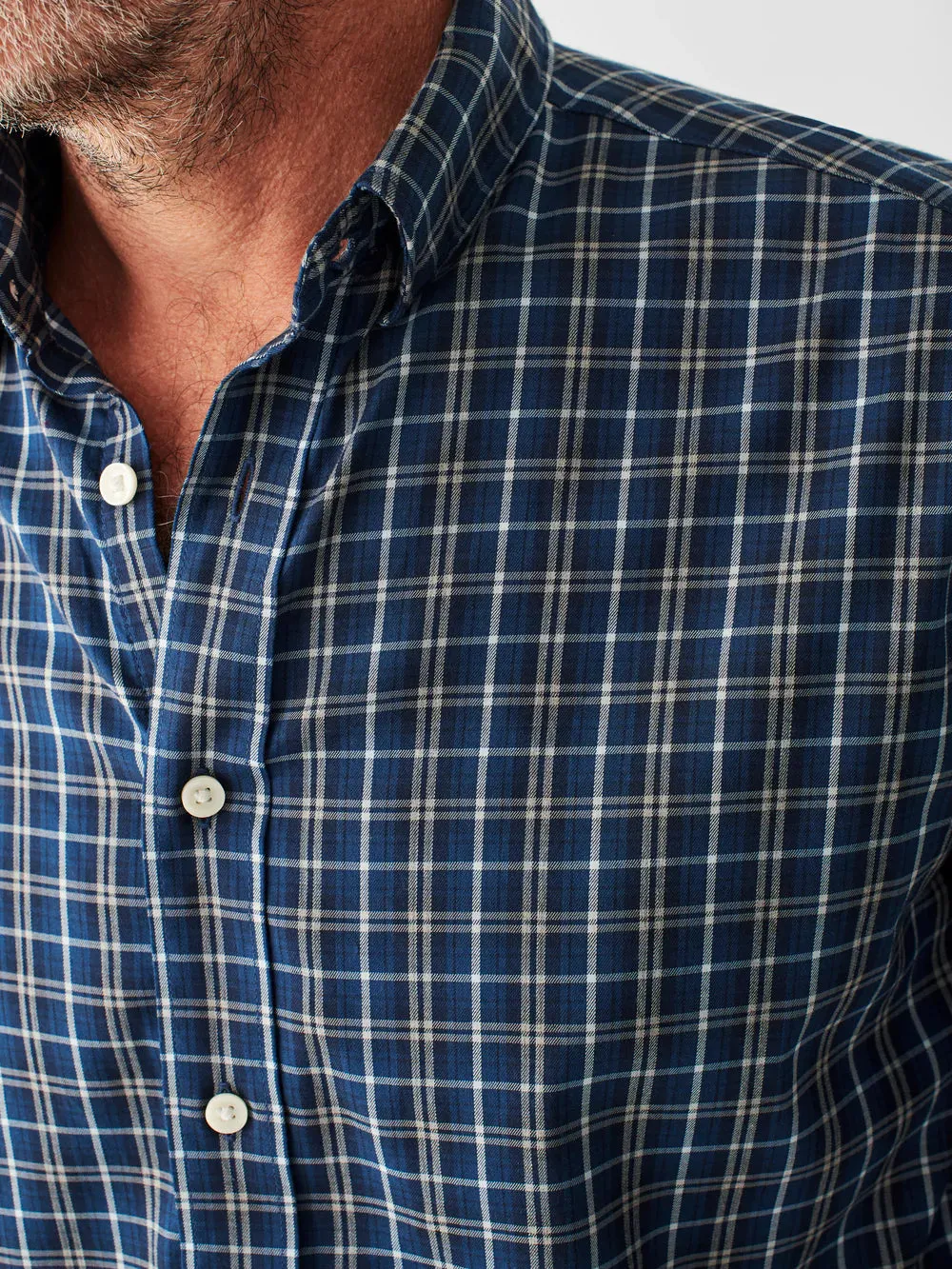 Faherty The Movement Shirt in Evening Peak Plaid